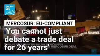 After decades of negotiations, EU-Mercosur deal hinges on France and Italy • FRANCE 24 English