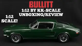 Распаковка и обзор 1/12 BULLITT 1968 Ford Mustang GT Fastback от KK-Scale!!