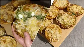 Quiche feuilletée – 2 farces 🔥Poulet & légumes | Poulet & épinards .