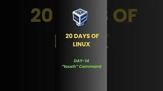 Day-14: Mastering the Touch Command ✋📁 #linux #linuxcommands #techsymphony