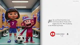 Dora Plays In The FIFA World Cup | Bedtime Stories For Kids (read-along)