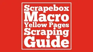 Scrapebox Macro Automated Yellow Pages Scraping Guide
