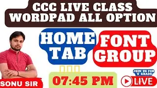 CCC FEBRUARY 2023 l WORDPAD PRACTICAL CLASS l HOME TAB l PART-1 l #ccc #neilitolevel #livestream