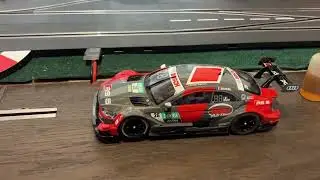 Running some laps with the Audi. Pre-tune after tune and rounding the back tires.