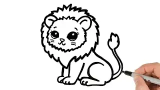 How to Draw a Lion | Step-by-Step Tutorial!