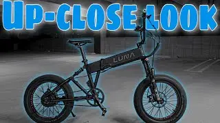 Складной электровелосипед Luna Eclipse крупным планом #ebikes
