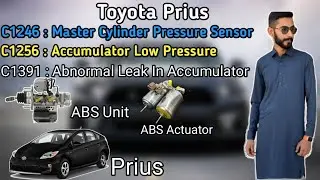 C1246 / C1256 / C1391 ABS Unit & ABS Actuator Replace Toyota Prius 2011 Model Very interesting Video