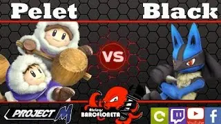 Black (Lucario) vs Pelet (Ice Climbers) - OgM/Hatillo - Project M PR