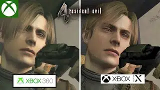 Resident Evil 4 Xbox 360 VS Xbox Series X Graphics Comparison Gameplay 4K