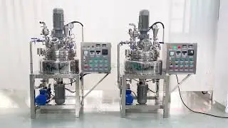 50L Stainless Steel Electric Heating Pressure Lab Reactor Small Vacuum Mixing Tank