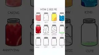 How I see myself #trend #colours #happy #jars #art