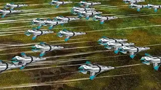 Главнокомандующий США &mdash; 1 против 7 Hard Army C&C Generals Zero Hour &mdash; Игровой процесс