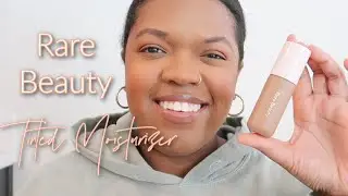 rare beauty tinted moisturizer review | shade 46C