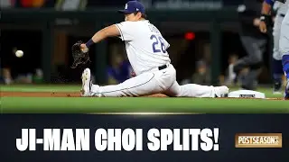 All of Ji-Man Choi's splits from the 2020 Postseason! (Rays 1B is sneaky athletic!)