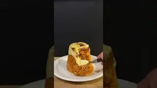 Cheesy turkey noodle fried rice #food #lunch #noodles #shorts #asmr #rice