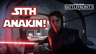 Sith Anakin Mod! Battlefront II PC - Heroes vs Villains (1440p Ultra - 60FPS - No HUD)