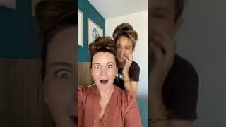 Chignon &eacute;pais en 1 minute #shortvideo #merefille #humour #coiffure