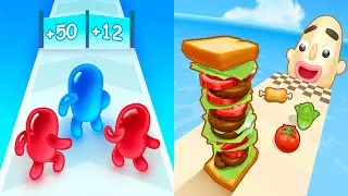 Join Clash 3D VS Sandwich Runner - All Level Speed Run Gameplay Ep9