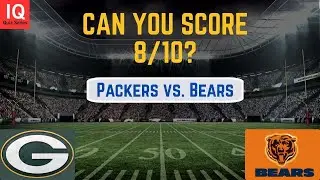 NFL IQ Quiz &ndash; Packers vs Bears | The IQ Quiz Series