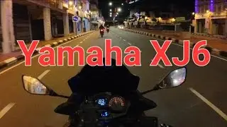 Test Ride my Friend's Yamaha XJ6 with Custom Exhaust
