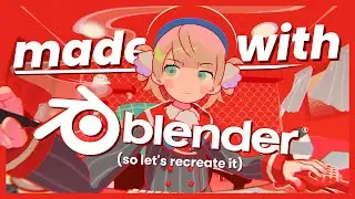 Recreating Ui Shigure's new MV in Blender