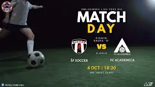 ⚽ ŠF Soccer 🆚 FC Academica 1️⃣:0️⃣ | OMLADINSKA LIGA FSKS | PIONIRI GRUPA 