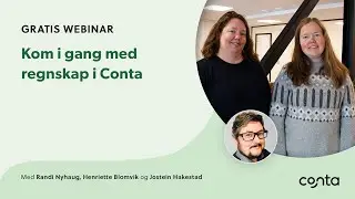 Gratis webinar: Kom i gang med Conta (November 2022)