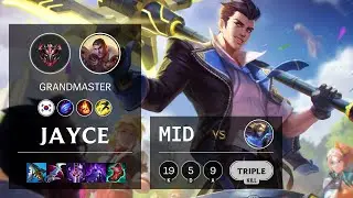 Jayce Mid vs Ezreal - KR Grandmaster Patch 10.24