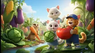 Misa and Mimi's Giant Harvest - cat story, Curious Cat Life