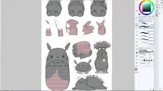 speedpaint My Neighbor Totoro Stickers
