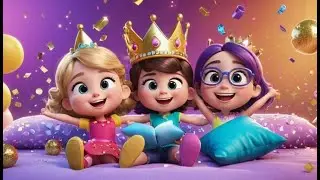 Mia Mouse Makes a Crown | Cute Animal Song for Kids | Nursery Rhymes in English