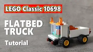 Lego Tutorial FLATBED TRUCK (moc) | LEGO Classic 10698