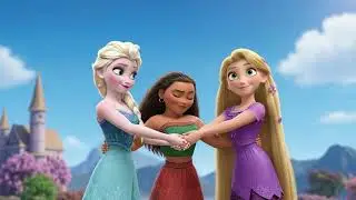 Elsa&rsquo;s Snowy Balloon Race 3 ❄️🎈 | Magical Winter Adventure Song for Kids 🎶✨