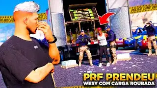 GTA V: VIDA REAL | MEU AMIGO É BANDIDO??😲@wesy CAIU NA BLITZ COM CARGA ROUBADA! |#76