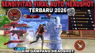 2026 VIRAL ( SENSITIVITAS FF AUTO HEADSHOT )⚙️📲🎯AIM FULL MERAH SEPERTI CHEATER😱COCOK DI SEMUA HP📲