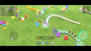 Sweet Crossing: Snake.io (-by Moonton) - free offline casual snake game for Android - gameplay.