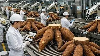 Inside a Modern Cassava Factory &ndash; From Fresh Roots to Tapioca Starch on Your Table