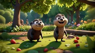 Two Baby Moles Dig a Hole | Fun Animal Song for Kids | Nursery Rhymes and Learning Songs