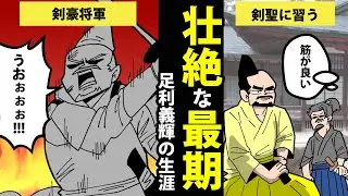 【漫画】剣豪将軍・足利義輝の生涯を簡単解説！【日本史マンガ動画】