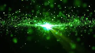 green light particle galaxy loop animation - Download Stock Footage