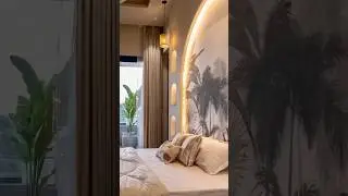 Luxury Bed Back Wall Design in POPTransform your bedroom with stunning POPdesigns#viral#shorts#vlog