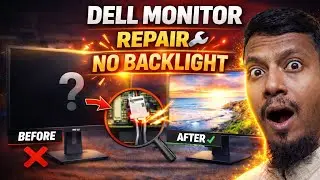 Dell Monitor Repair No Backlight On Problem In Bangla 2024