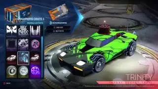 LUCKIEST ROCKET LEAGUE CRATE OPENING - MYSTERY DECAL