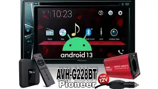 DVD Pioneer AVH-G228BT tocando Youtube e com Android 13 fa&ccedil;a voc&ecirc; mesmo