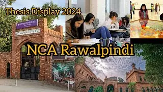 NCA Rawalpindi Thesis Display Show 2025 | National college of arts     #NCArawalpindi #ncacollage