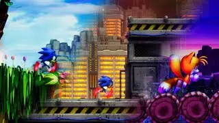 Sonic Fan Remix - Sonic & Tails in Chemical Plant Update