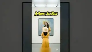 Ai Museum Portrait Video Tutorial #aimuseum #portrait #aitrend #museum #shorts #quickaiedit