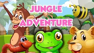 Jungle Adventure! Fun Jungle Adventure Song for Kids | 3D Animated Nursery Rhyme
