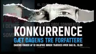 People'sPress' program for l&oslash;rdag p&aring; Bogmessen