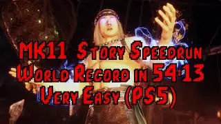 MK11 Story Speedrun World Record in 54:13 (PS5)